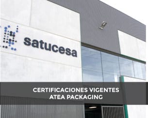 Certificaciones Vigentes ATEA PACKAGING